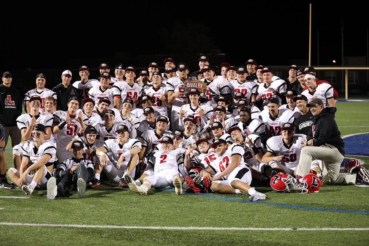 Celebration of the Legends Football team Lancaster Legends Football 10.13.17 Lancaster vs Depew