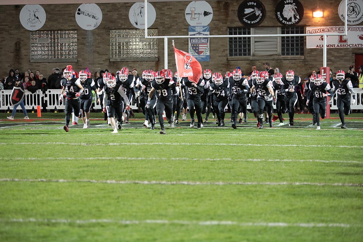 Lancaster hitting the field