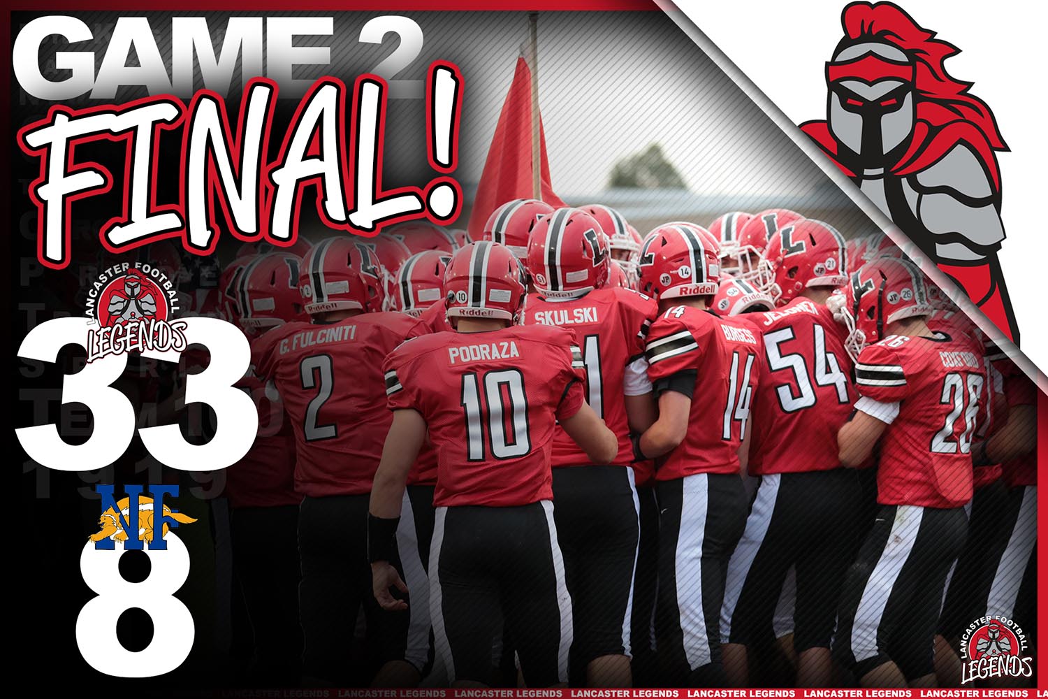 Final! Lancaster/niagara falls football game