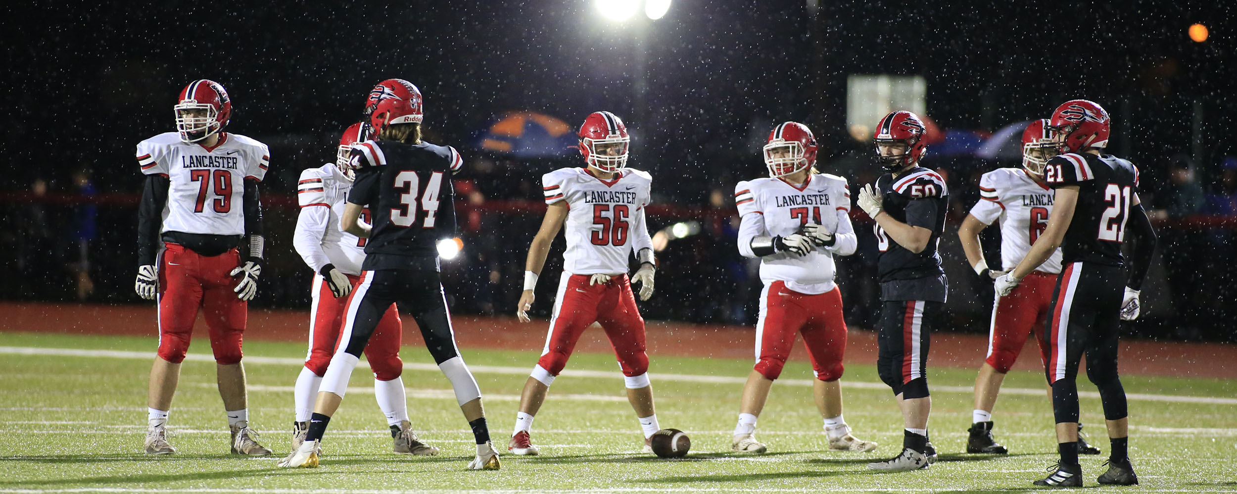 Lancaster offensive line ready for the play