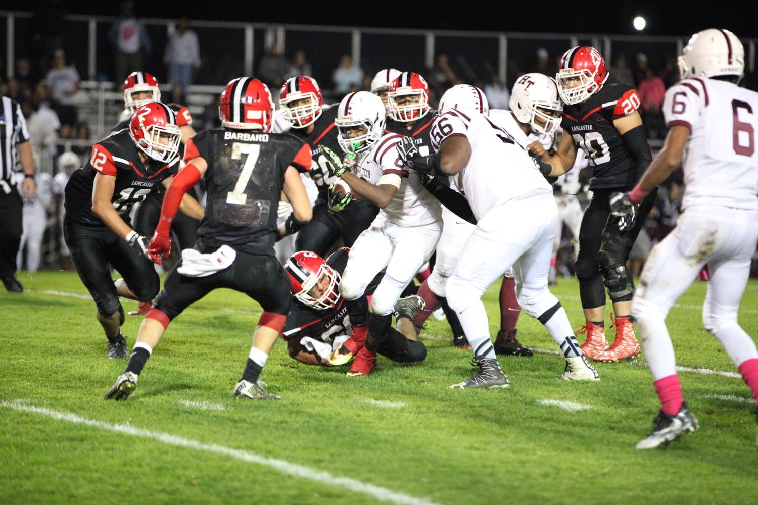 Lancaster Legends Football vs Hutch Tech 2016