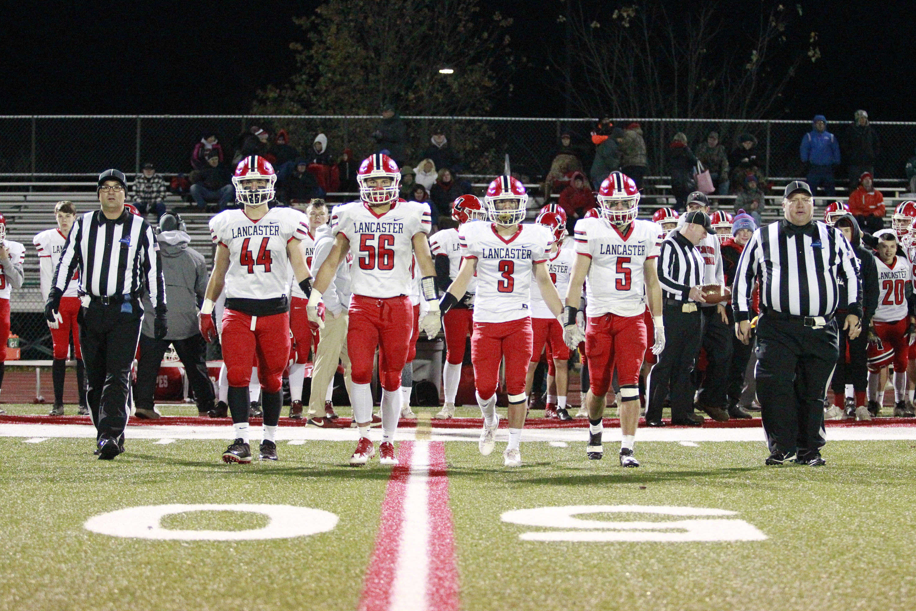 Lancaster vs Jamestown Red Raiders Playoffs 2019 Legends Captains!