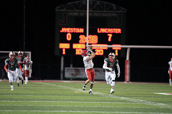 Ethan making the catch for a TD