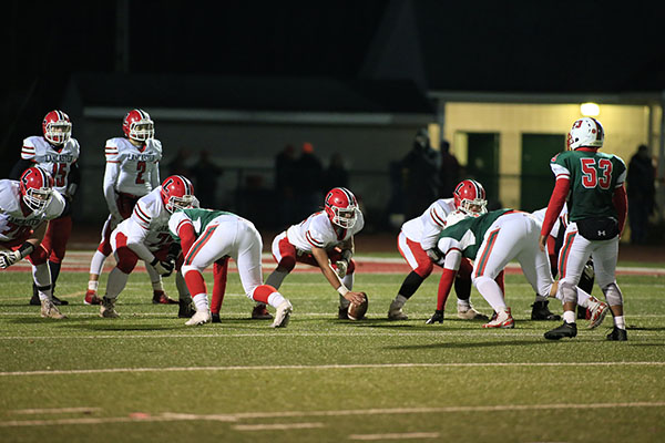 The Legends offense lined up for the play