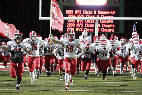 Lancaster taking the field