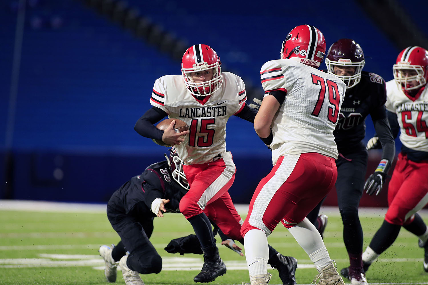 Mansell running with the ball