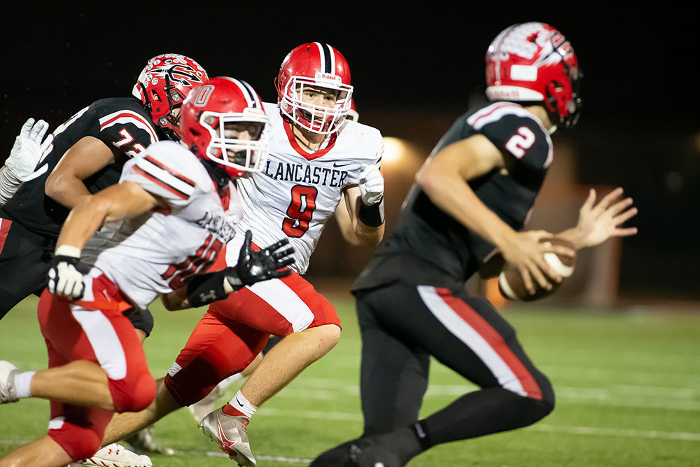 Lancaster vs Clarence Chasing Down the QB