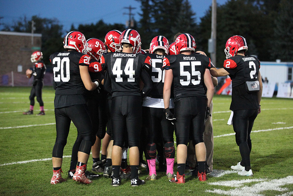 Lancaster vs Depew 2016 Pregame Huddle