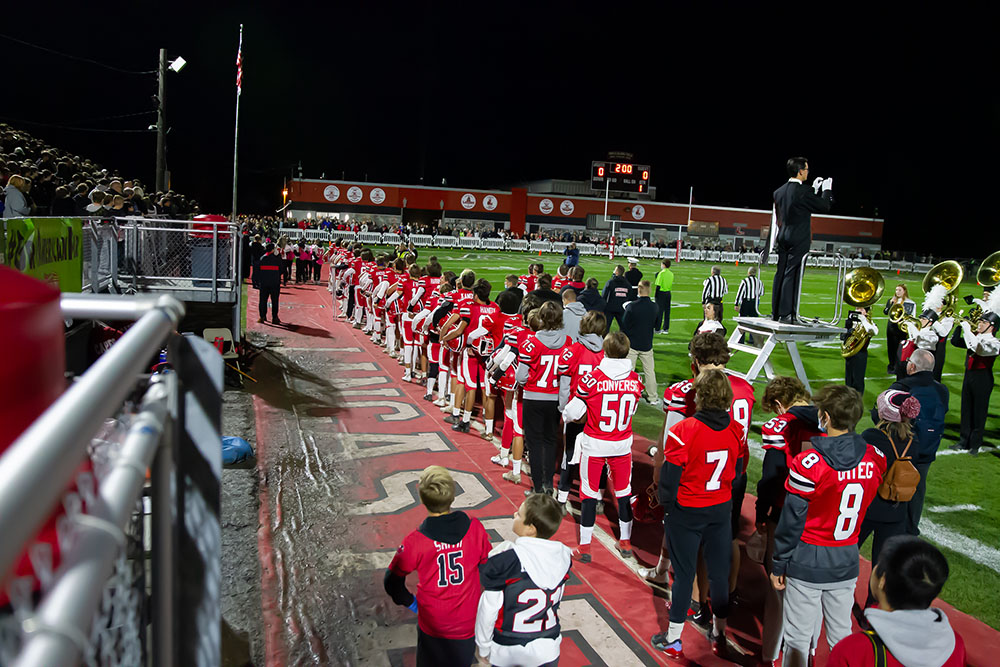 Lancaster vs Depew National Anthem