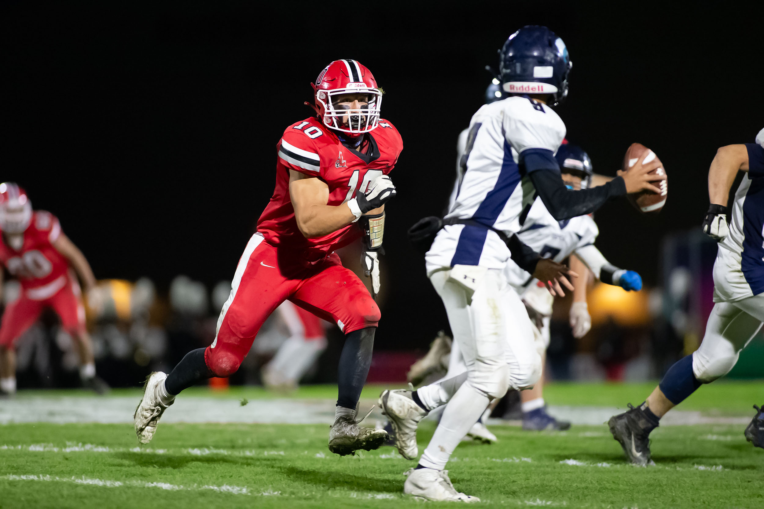 Lancaster vs Depew Running after the QB!