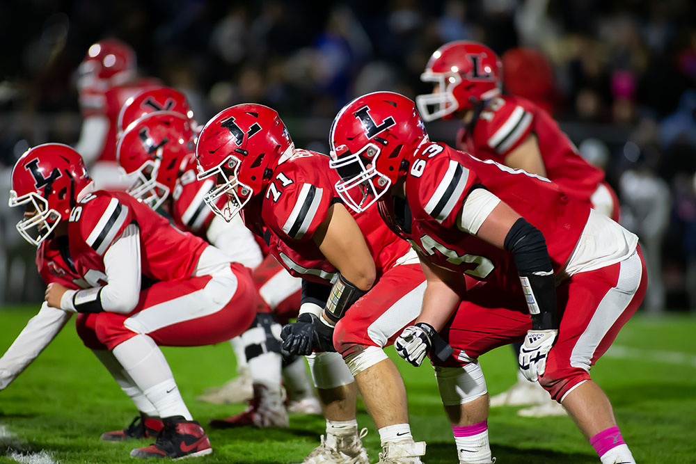 Lancaster vs Depew Offensive Line!