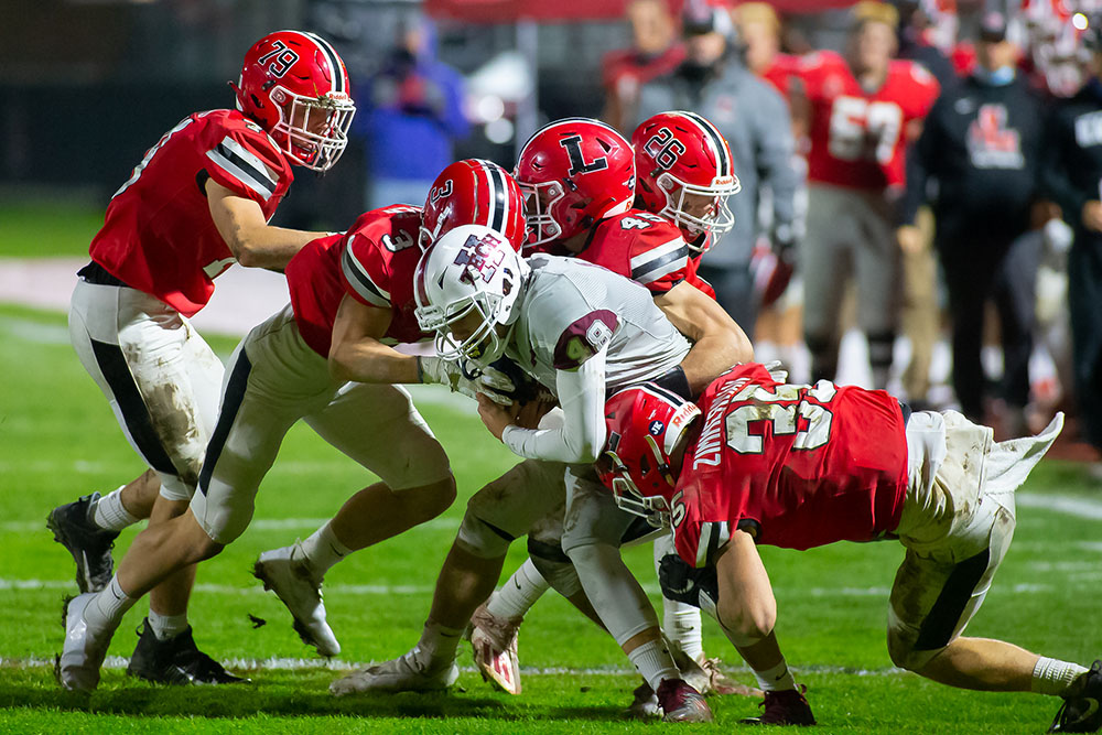 Lancaster vs Hutch Tech Playoffs Legends Tackle!