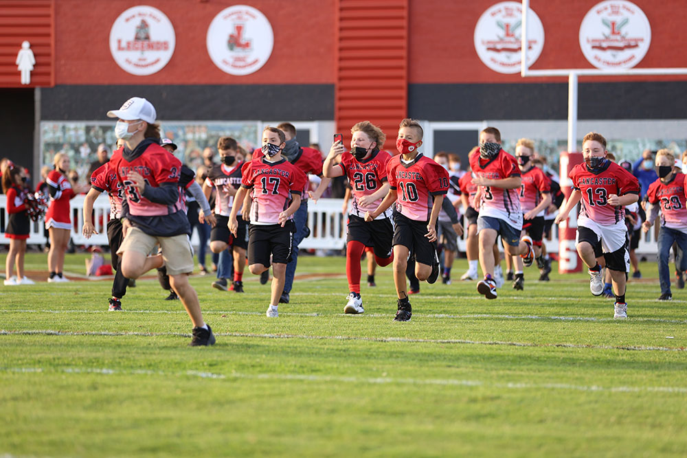 Lancaster vs Hutch Tech 2021 Lancaster Youth Football Runs on Foyle-Kling Field