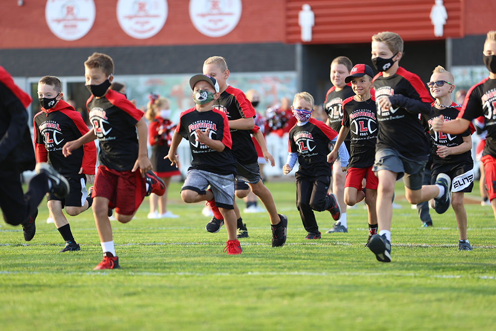 Lancaster vs Hutch Tech 2021 Lancaster Youth Football Runs on Foyle-Kling Field