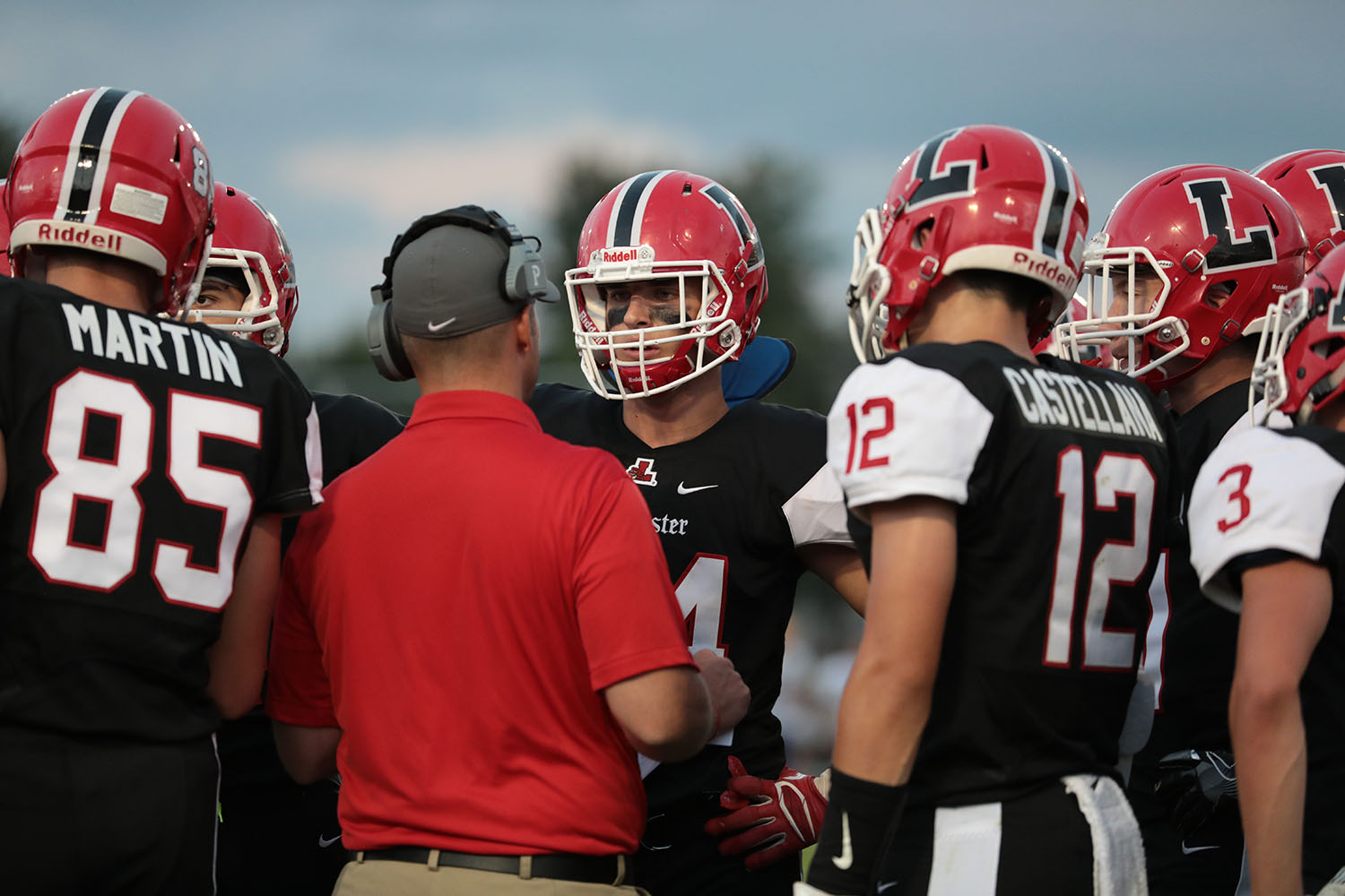 Lancaster vs Lockport 2018 Listening to coach