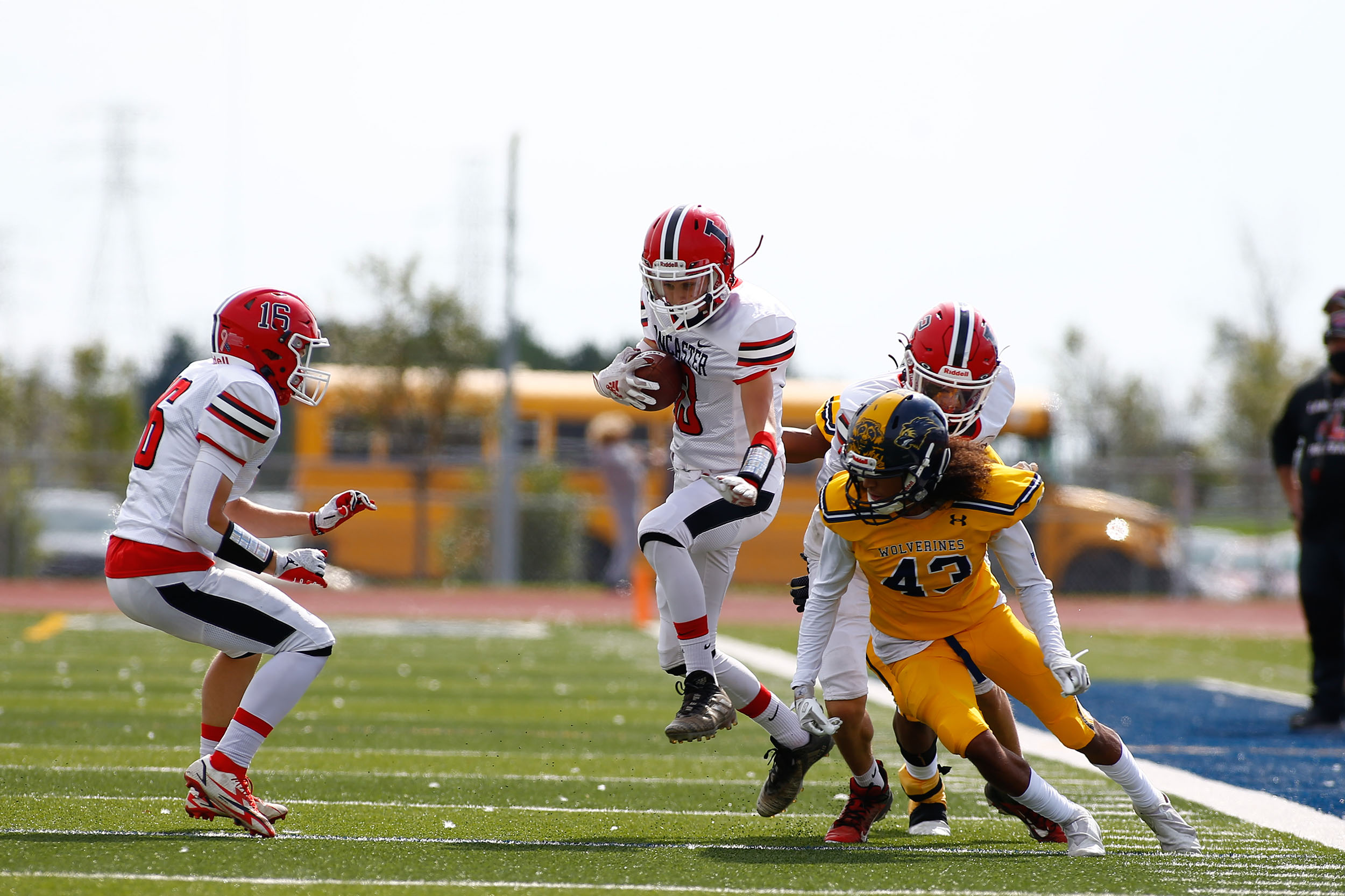 Lancaster vs Niagara Falls! Jumping for yards!