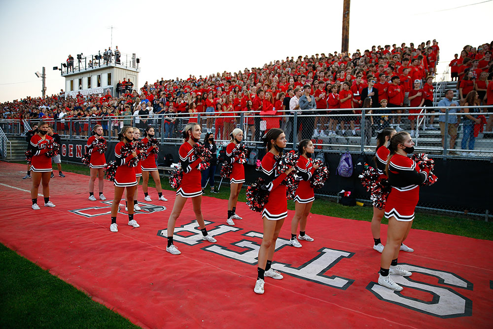 Lancaster vs OP Lancaster Cheerleaders!