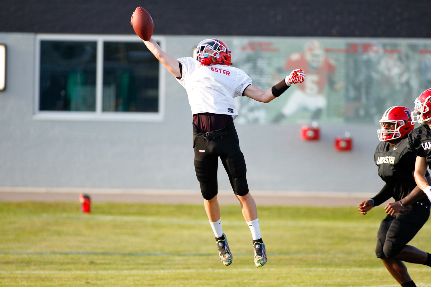 Red-White Scrimmage Catch!