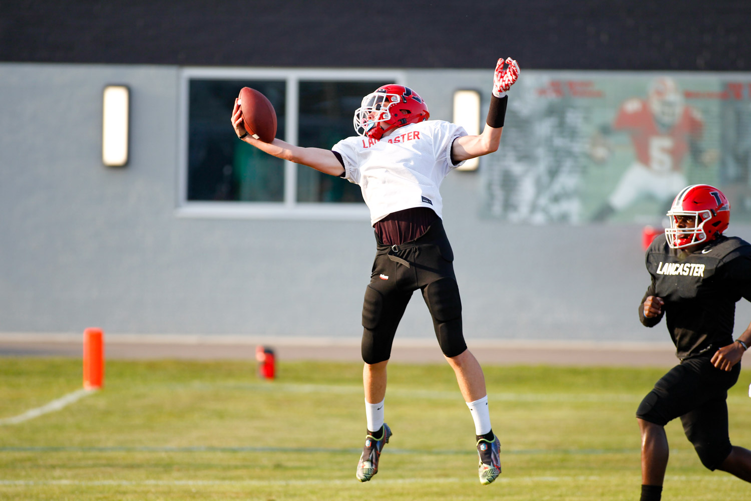 Red-White Scrimmage Huge Catch!