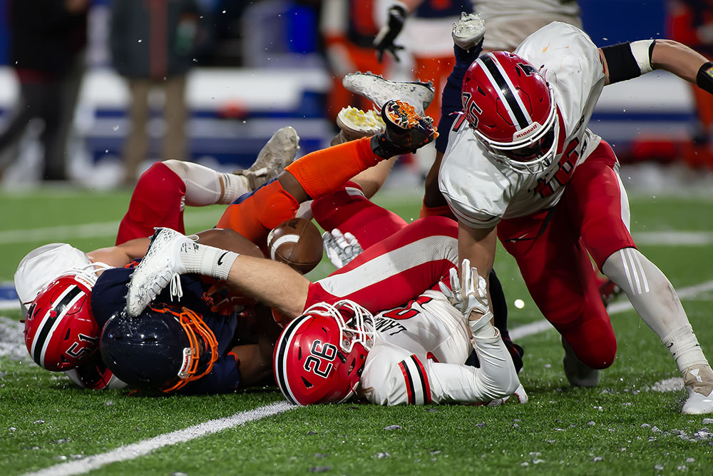 Lancaster vs Bennett Fumble!