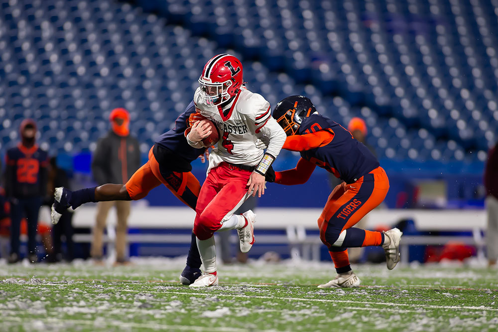 Lancaster vs Bennett QB Scramble