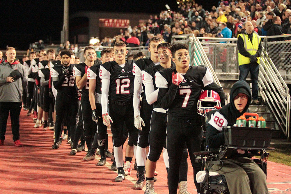 Lancaster vs Williamsville North National Anthem!