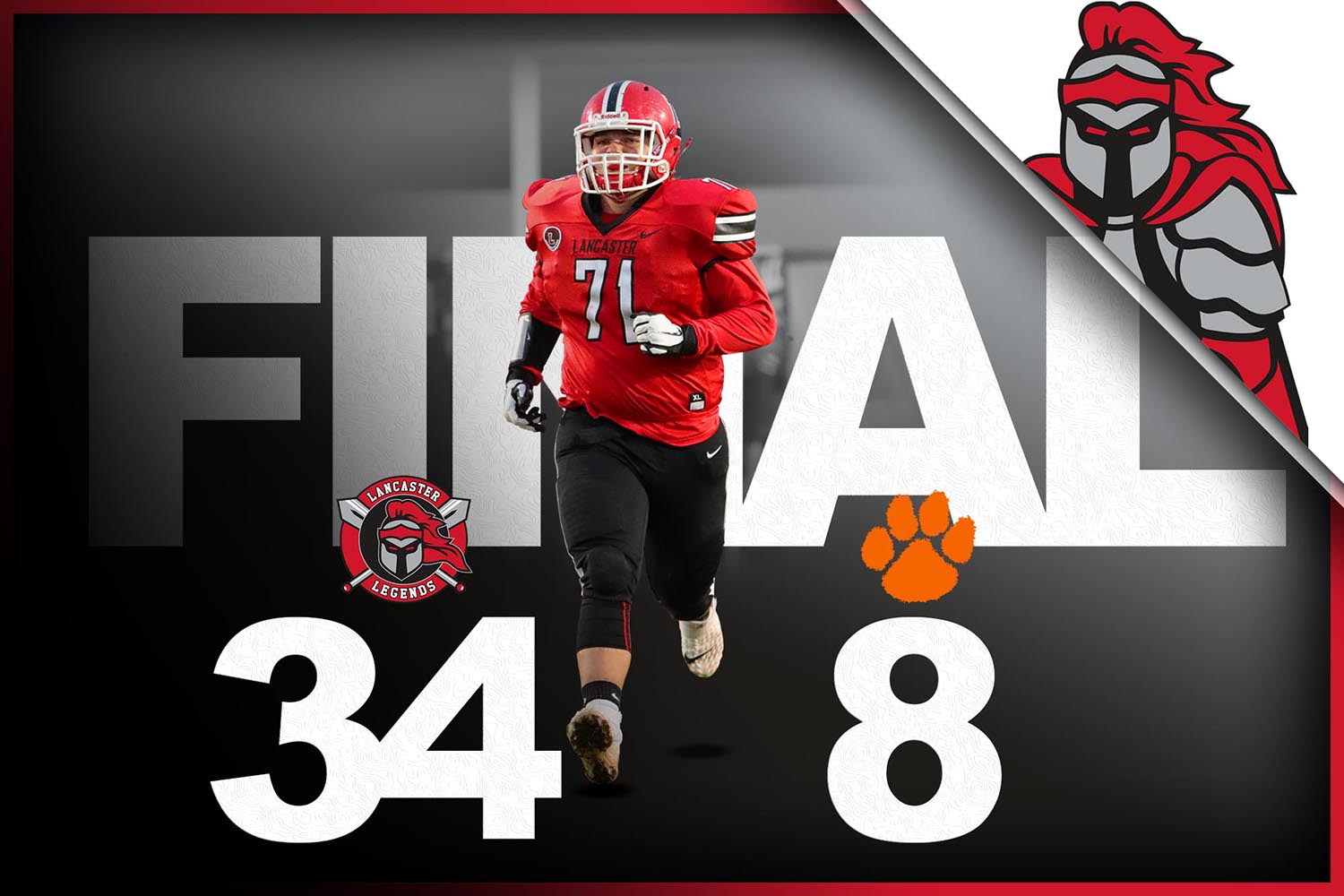 Lancaster 34 Bennett 8 Final!