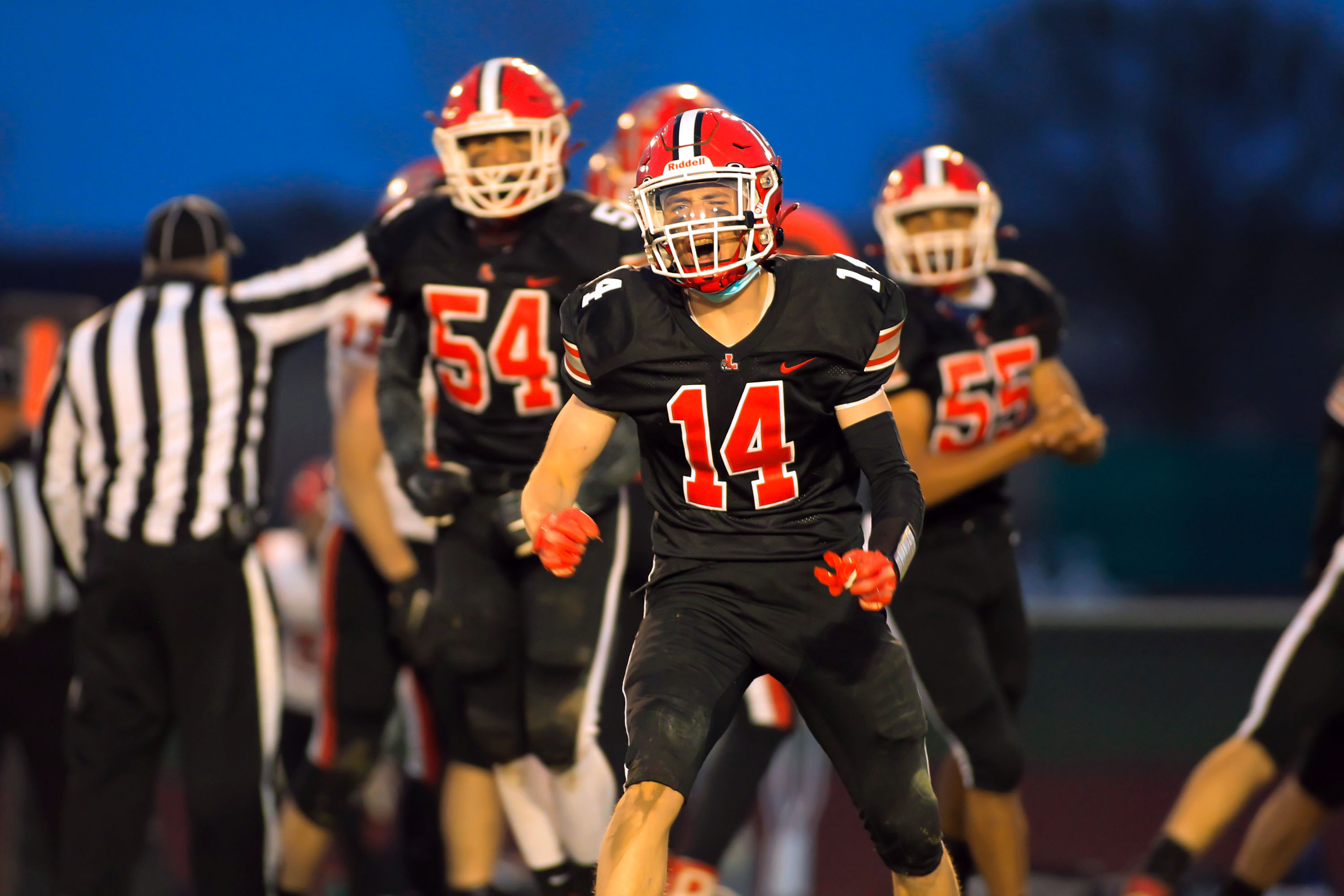 Lancaster vs Clarence Red Devils Legends Defense Fired UP!