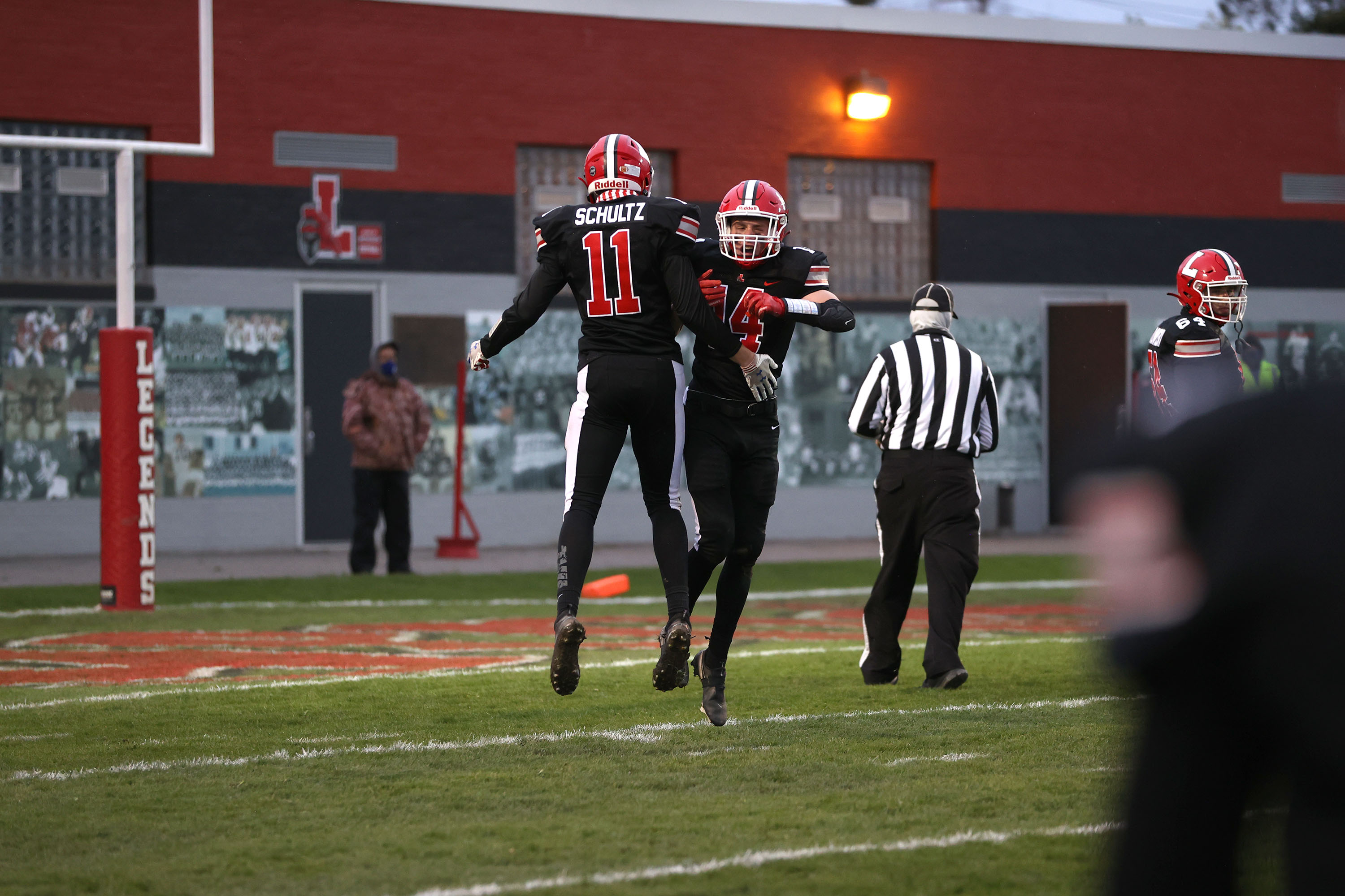 Lancaster vs Frontier Falcons Legend Makes the tackle!