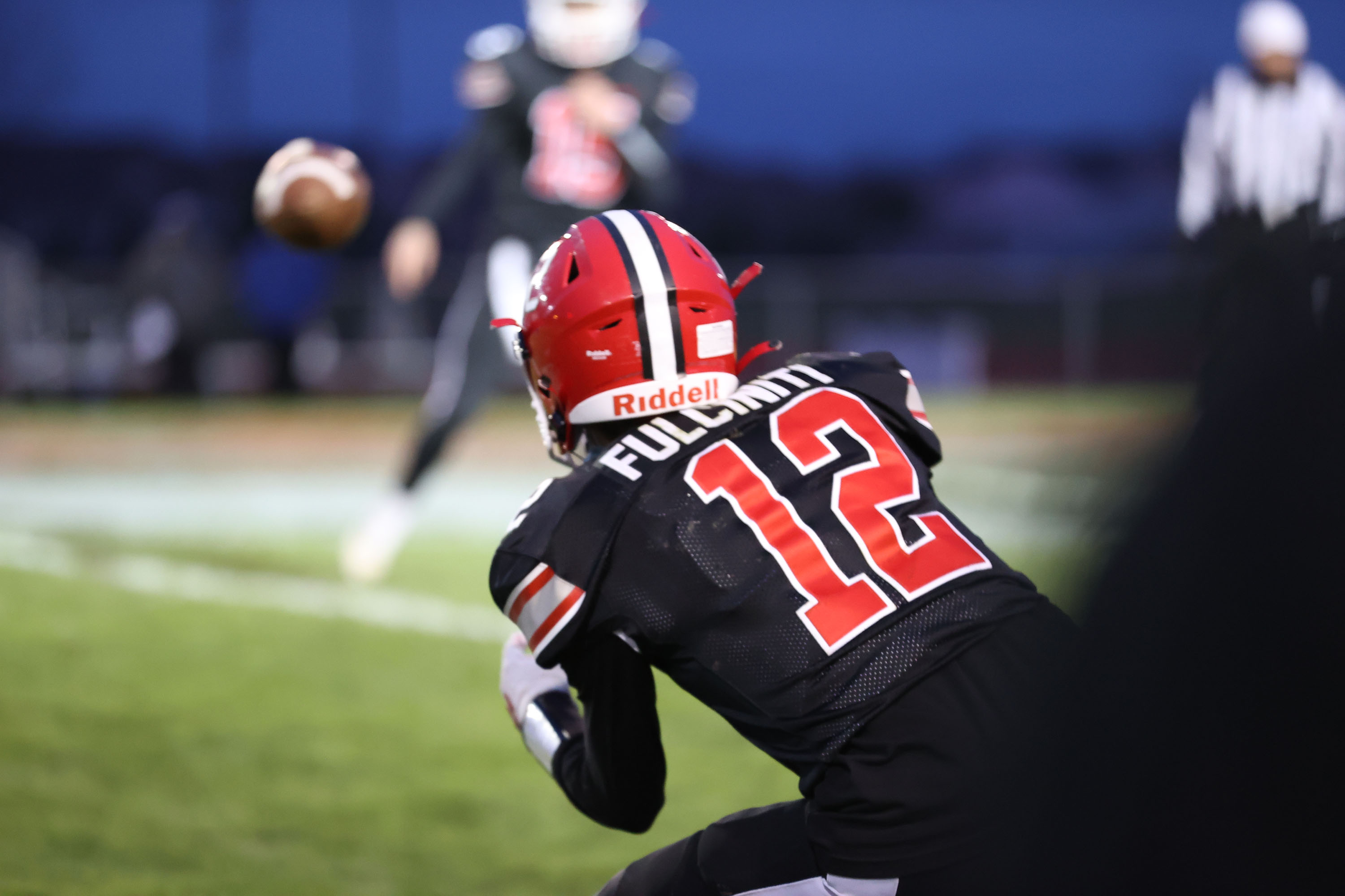 Lancaster vs Frontier Falcons Avoiding the tackle!