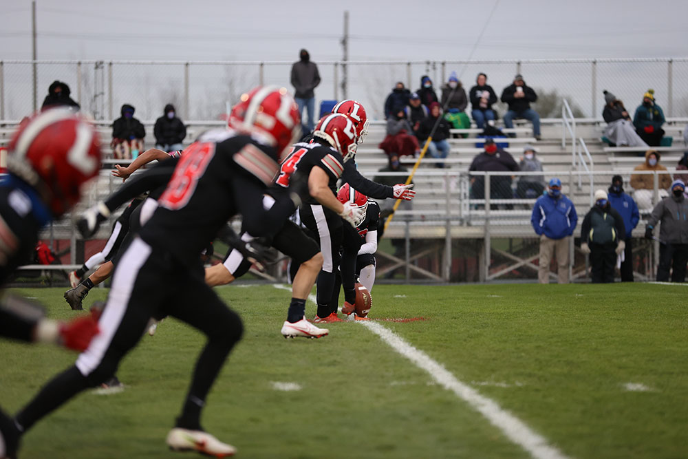 Lancaster vs Frontier Falcons kickoff