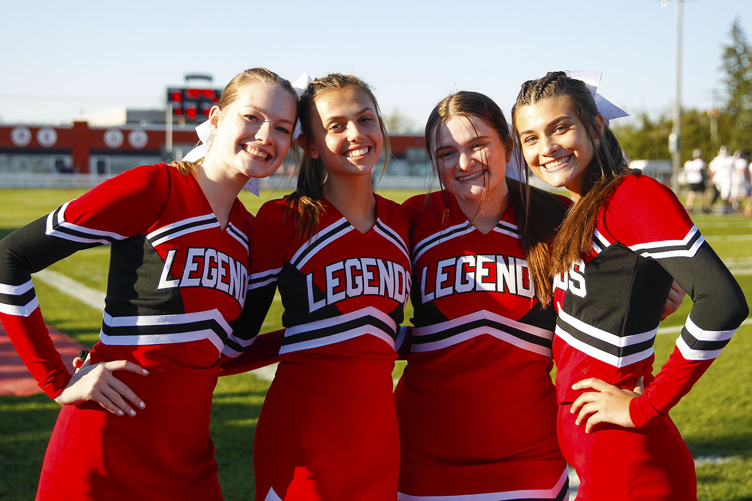 Lancaster vs Orchard Park Legend Cheerleaders!