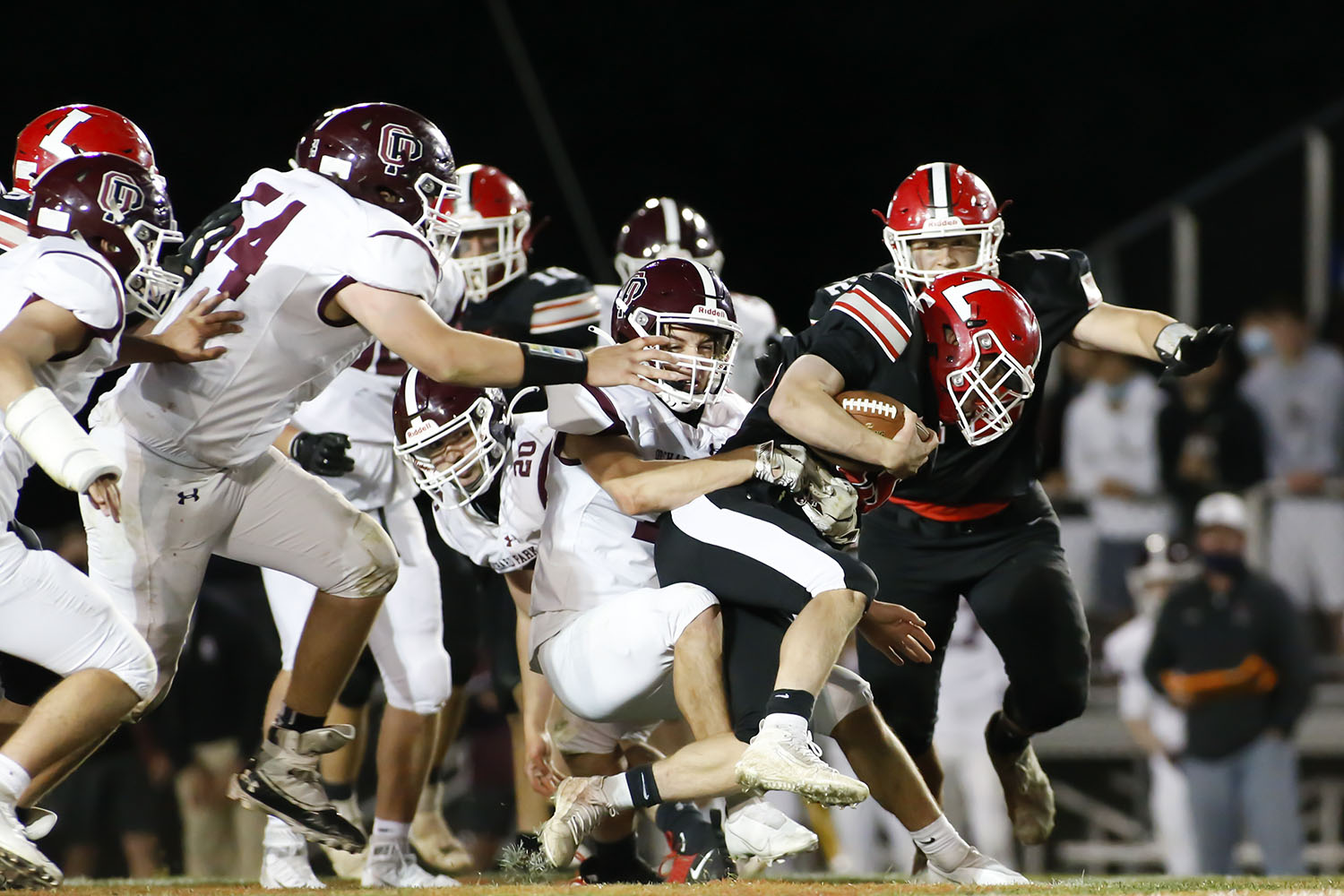 Lancaster vs Orchard Park Getting the 1st Down!