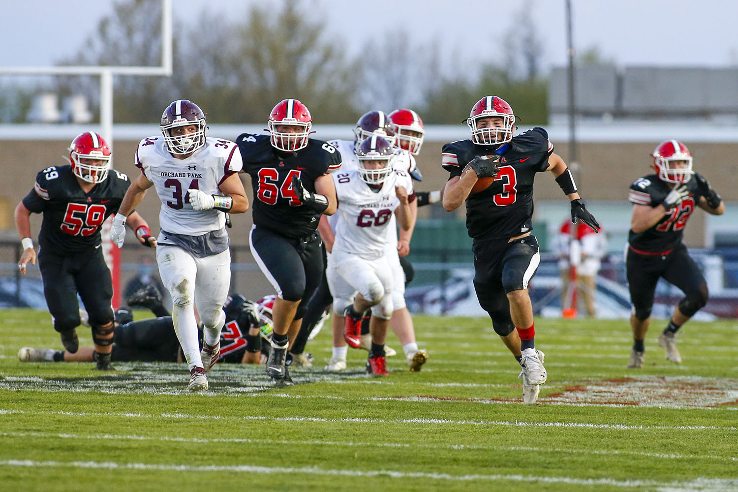 Lancaster vs Orchard Park Legends RB Running Free!