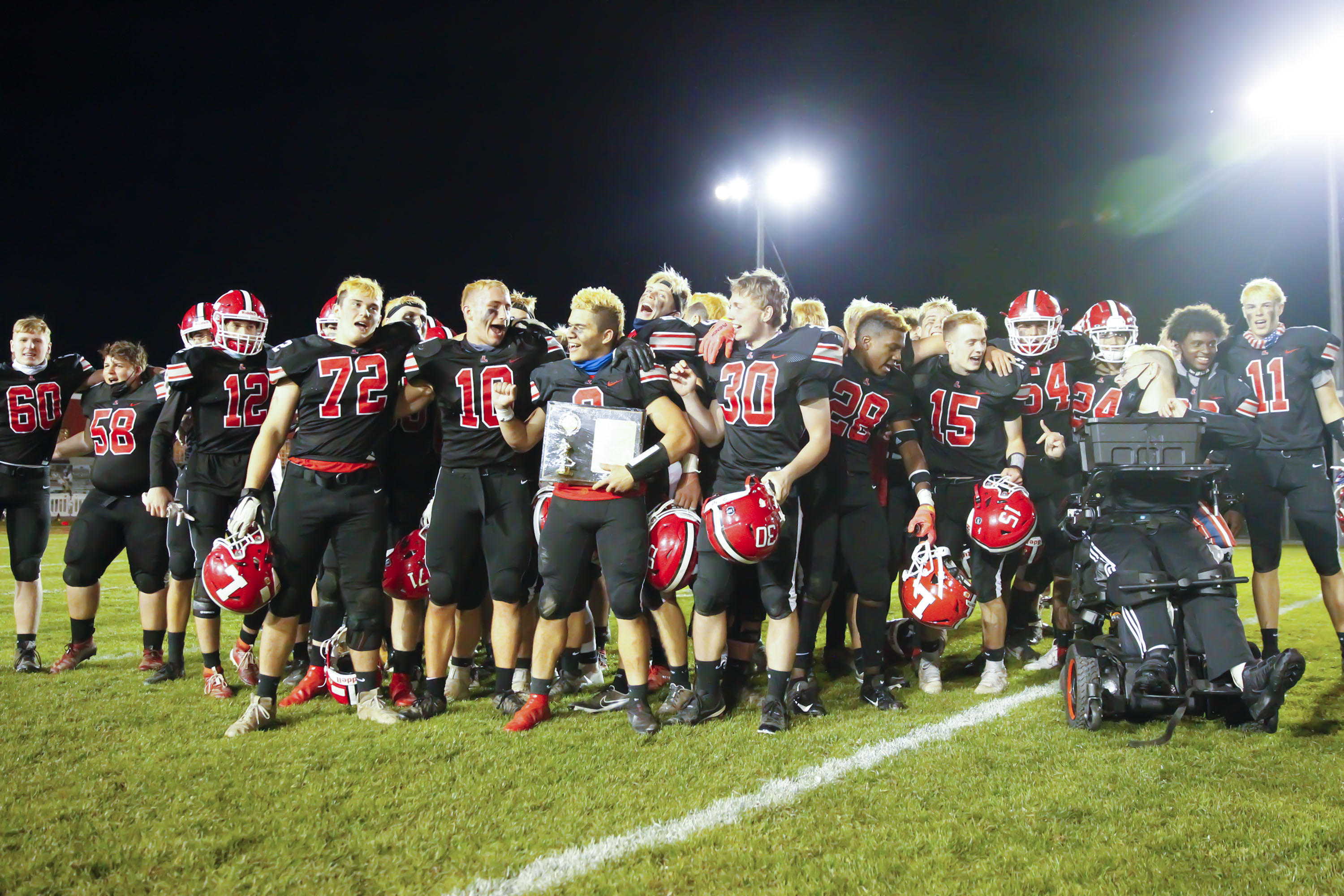 Lancaster vs OP Legends Awarded the Plaque!