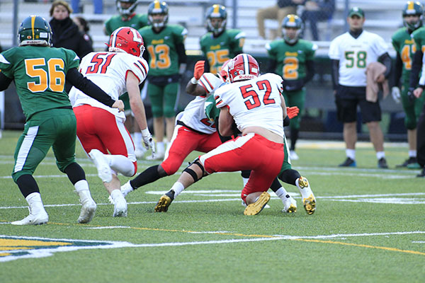 Lancaster at Williamsville North QB Sack