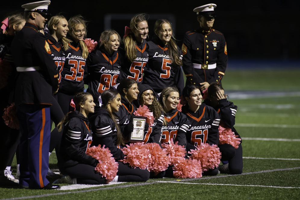 Lancaster vs Depew - Lancaster Cheerleaders