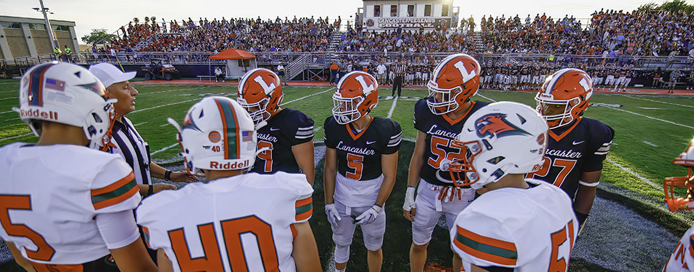 Lancaster vs Jamestown Coin Toss