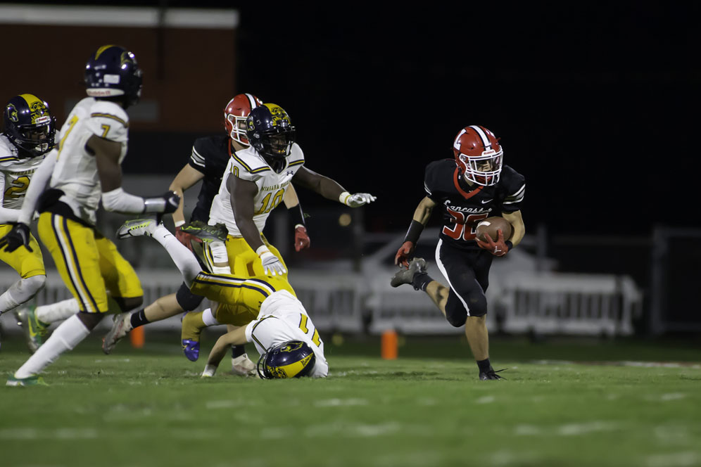 Lancaster Running Back breaking away