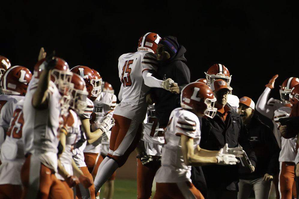 Lancaster vs Orchard Park- Coaches and players excited