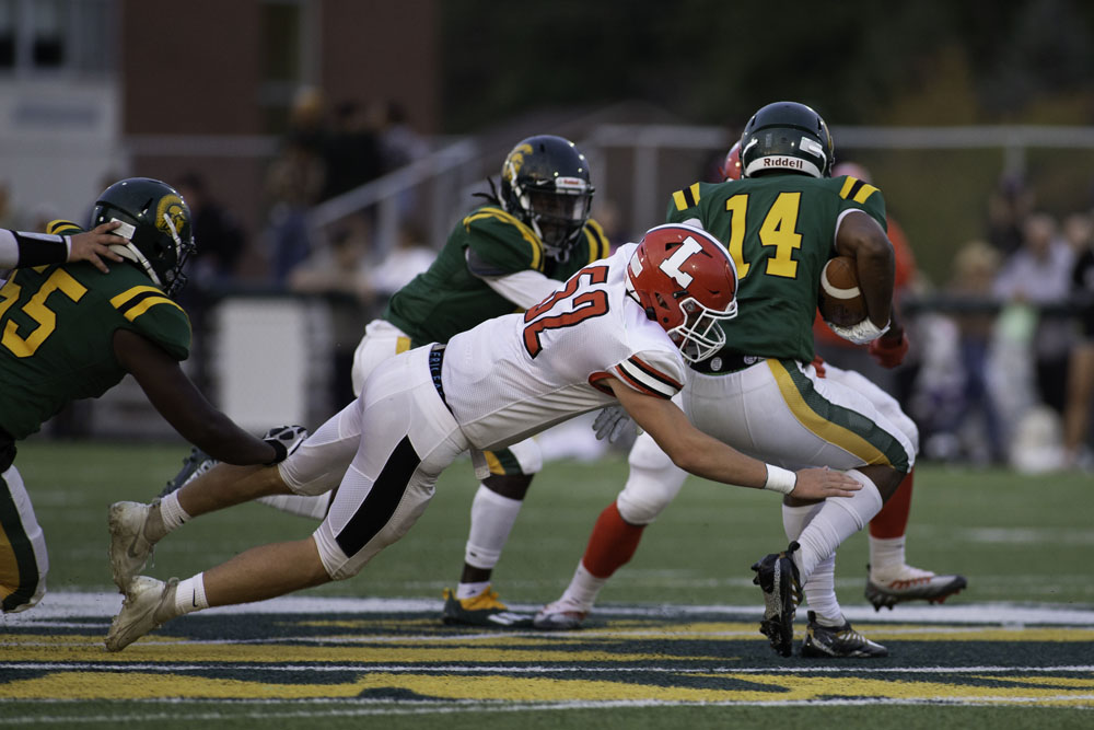 Lancaster vs Williamsville North Making the Tackle