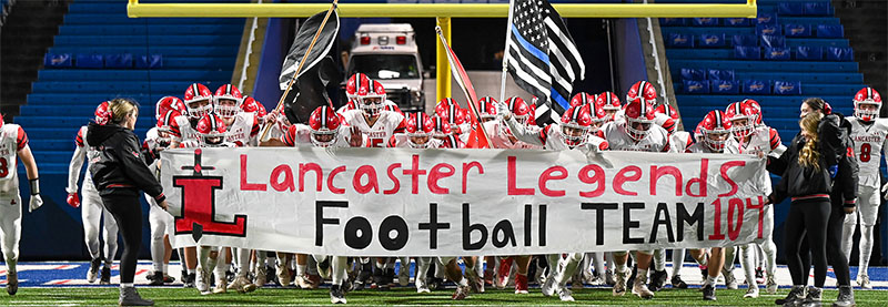 Lancaster Legends hitting the field against Depew