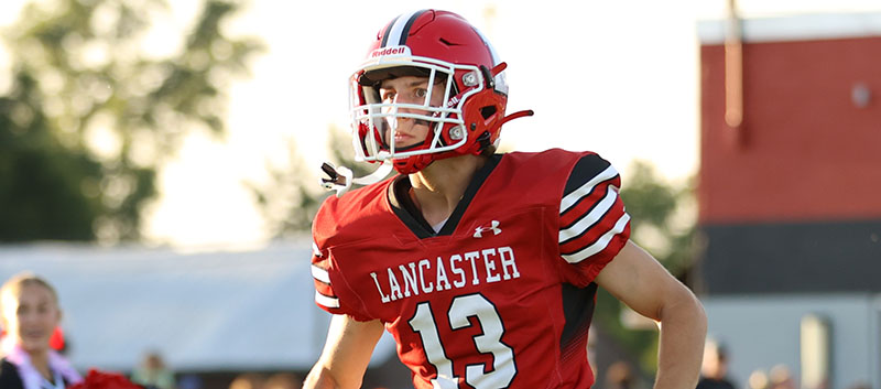 Evan Czaplicki getting on the field