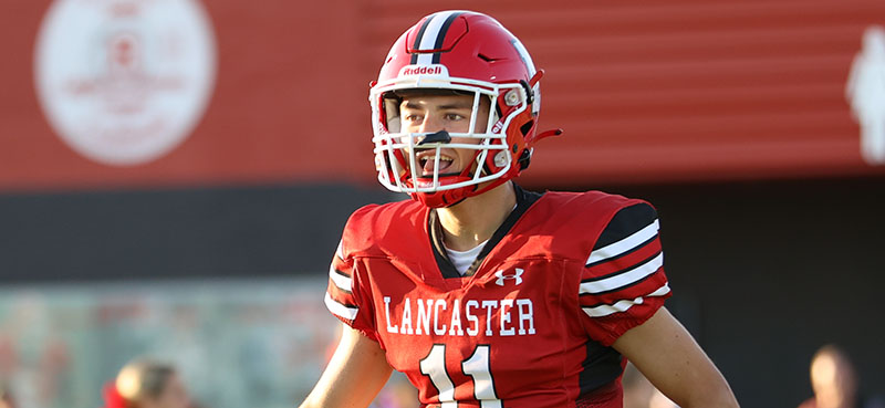 Jack Speyer running on the field