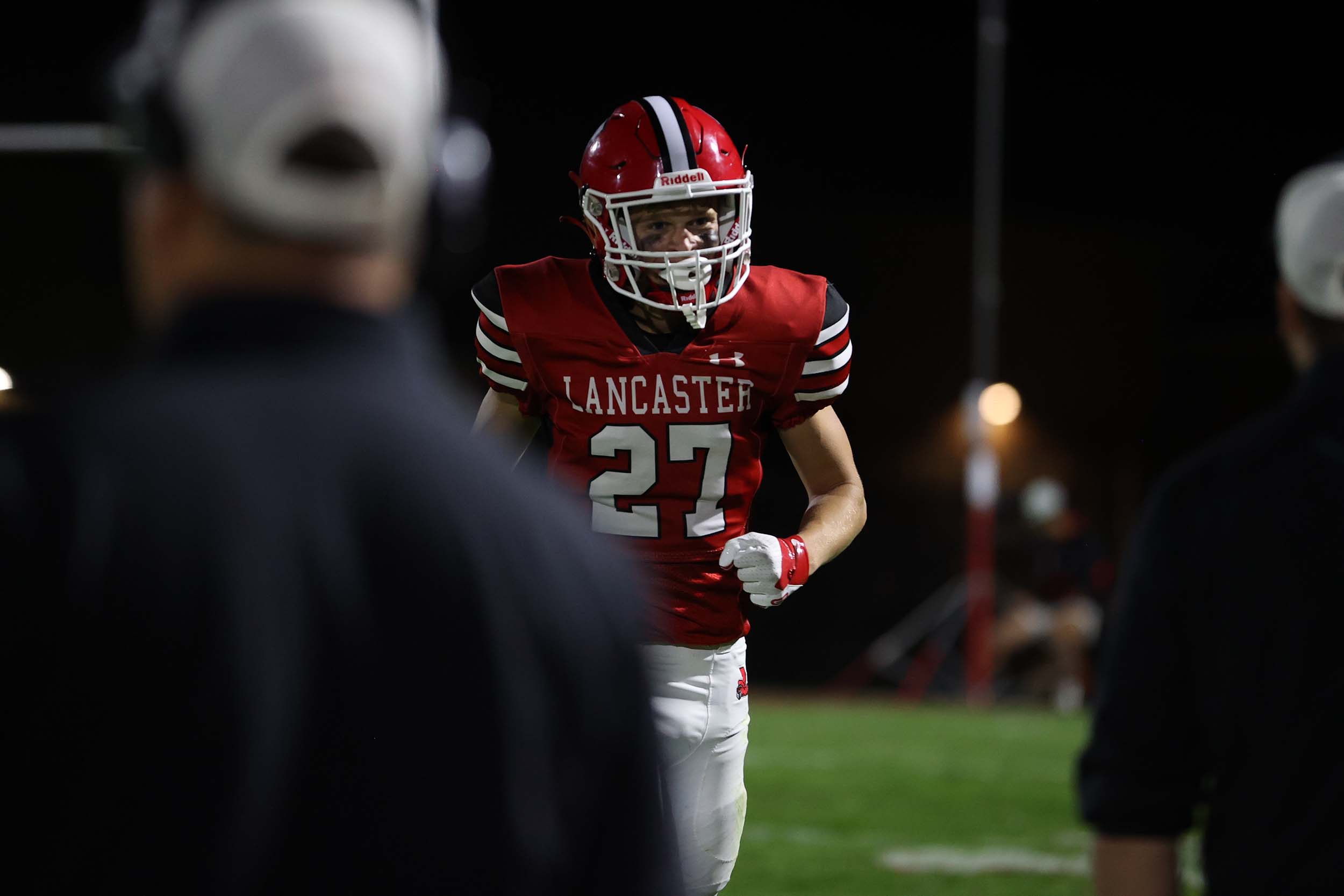 Lancaster Touchdown Celebration for Perna