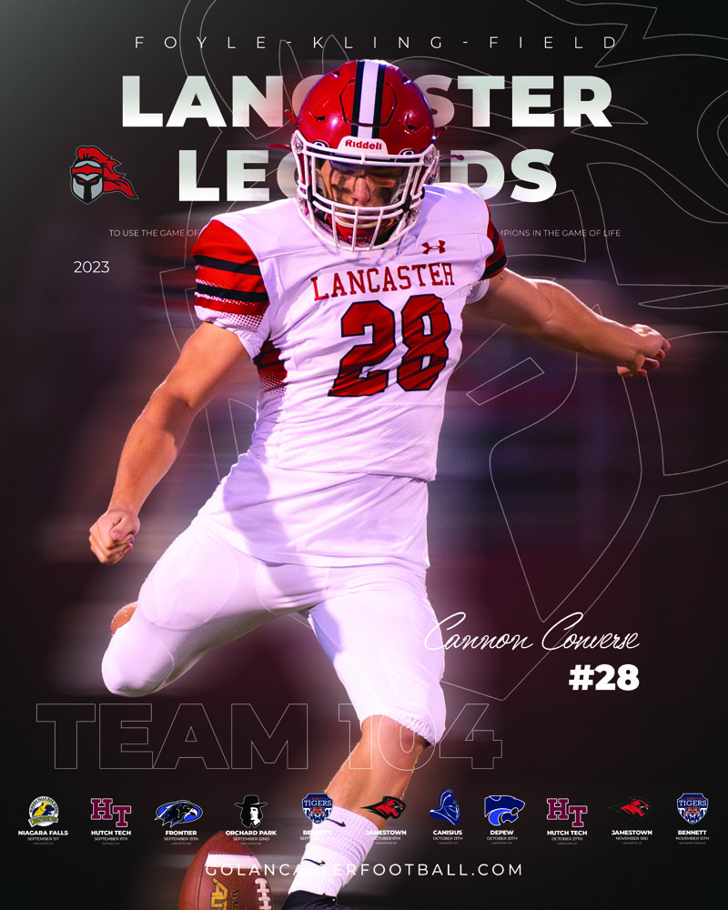 2023 Cannon Converse Lancaster Football Poster