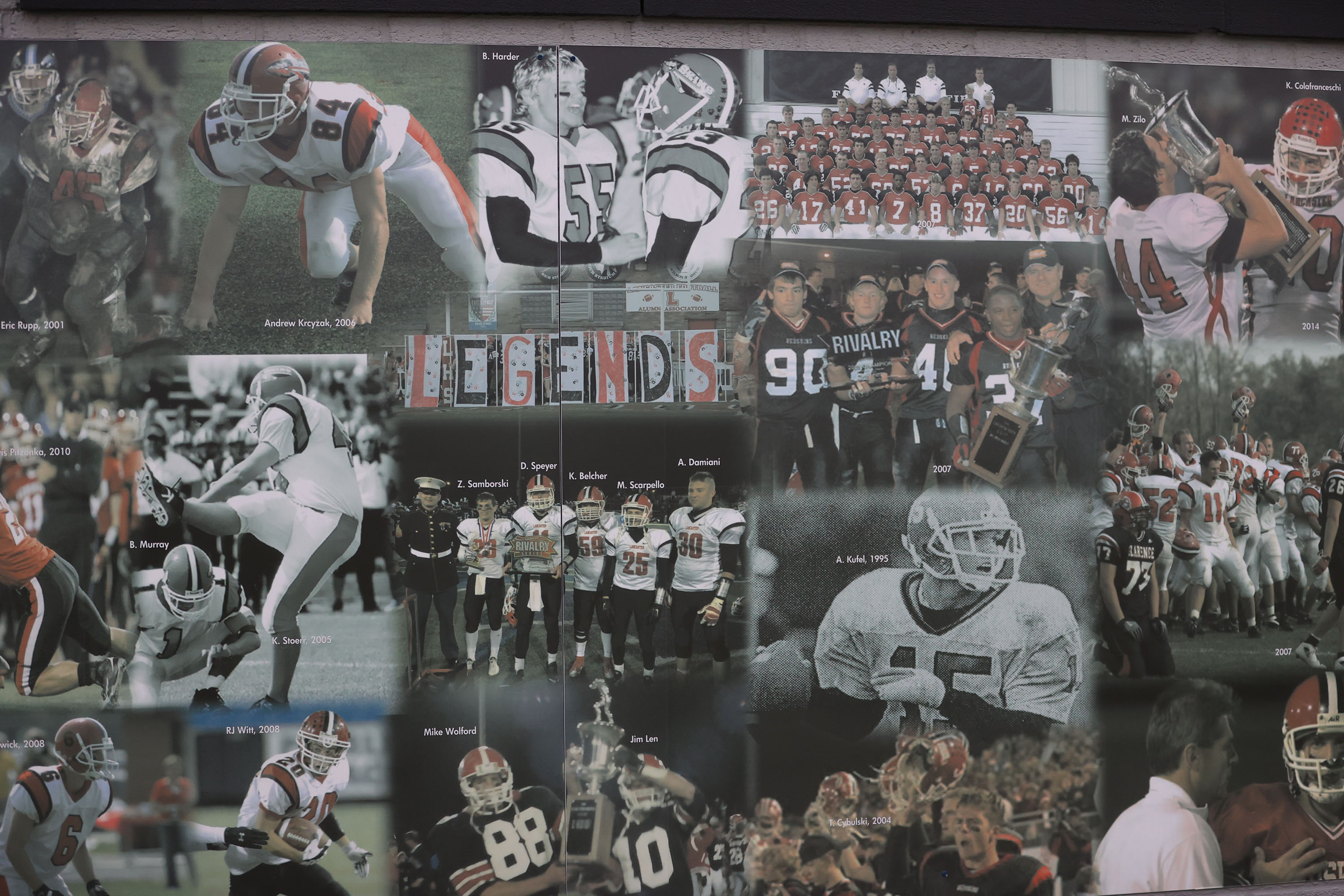 Lancaster Wall of Fame Mural 2000's!