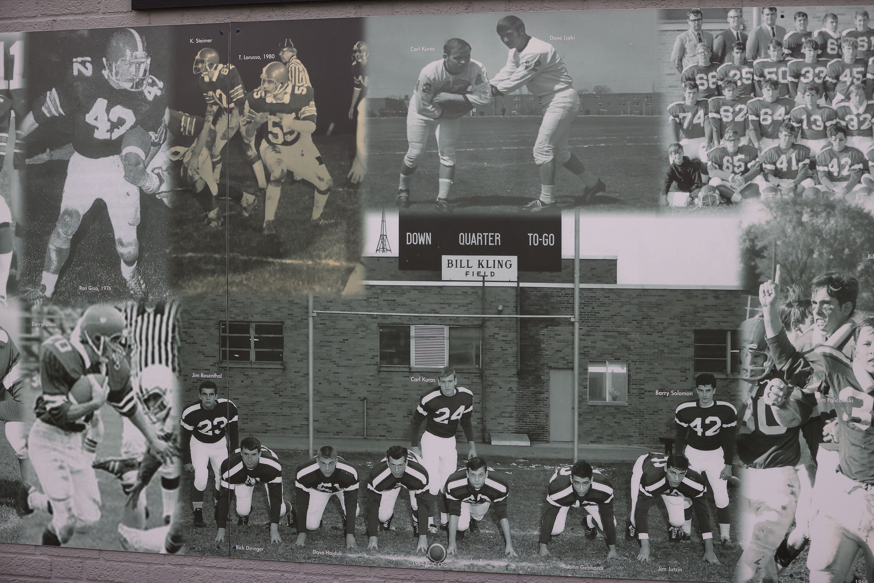 Lancaster Wall of Fame Mural from the 1970's!