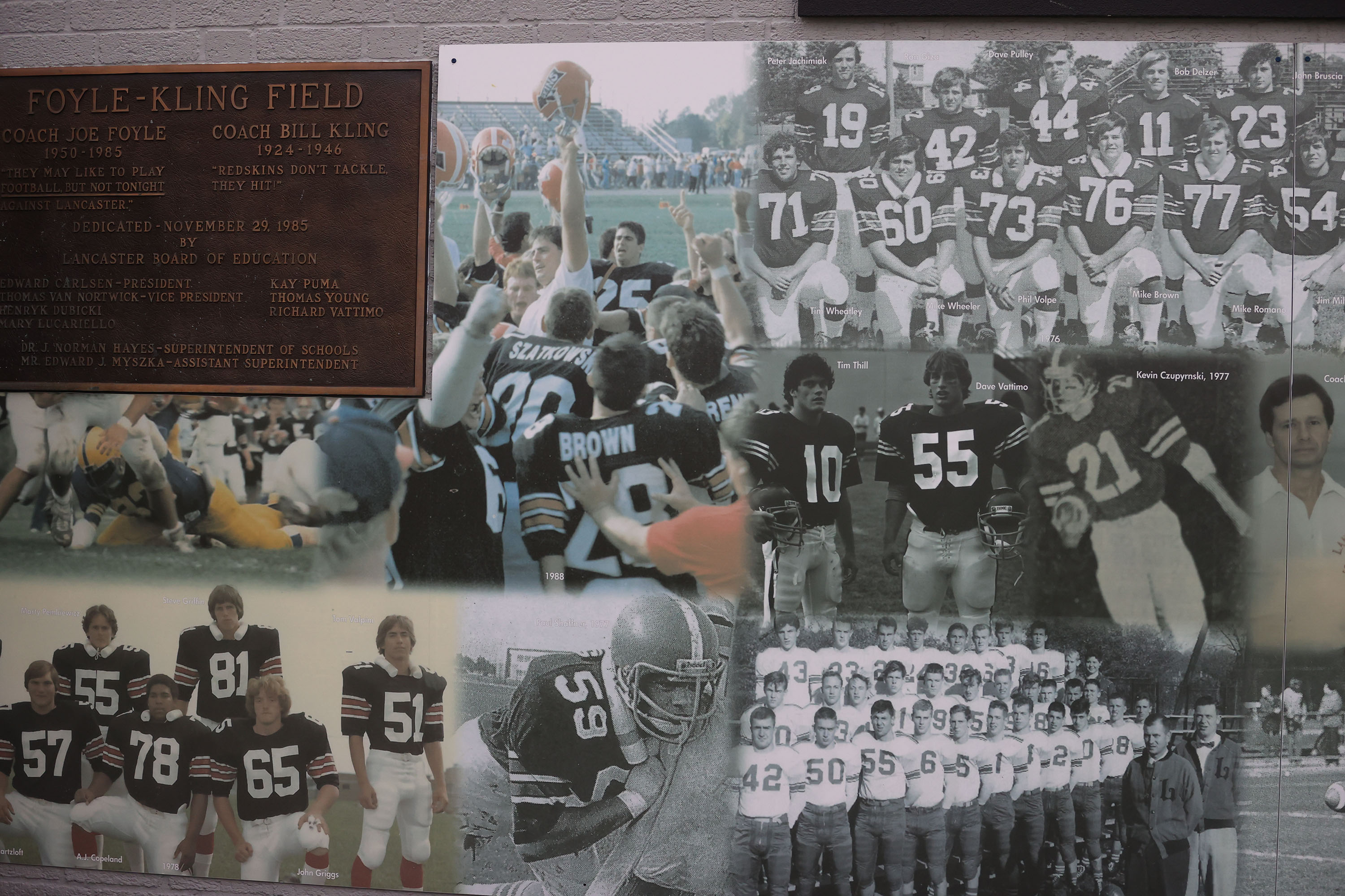 Lancaster Wall of Fame Mural from the 1980's!