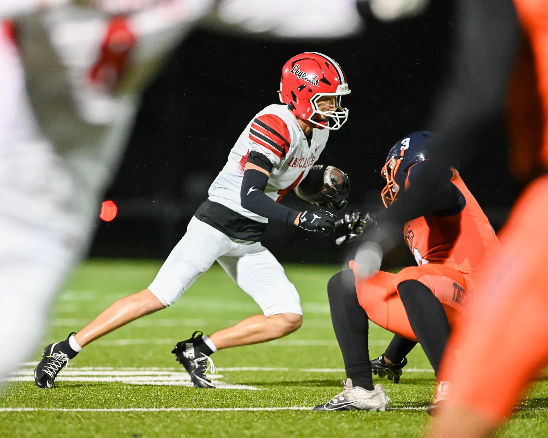 WR headed down the field